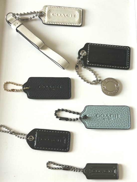 Coach Handbags - Assorted Coach Handbag Logo Tags/Charms Bundle of 8 Pieces